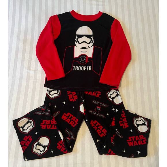 Star Wars Kids Fleece Pajamas - 2 Piece Set- Size 8 - Picture 1 of 8